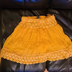 Yellow skirt